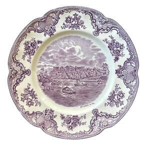 Johnson Bros England Old Britain Castles 9" Plate Windsor Lavender